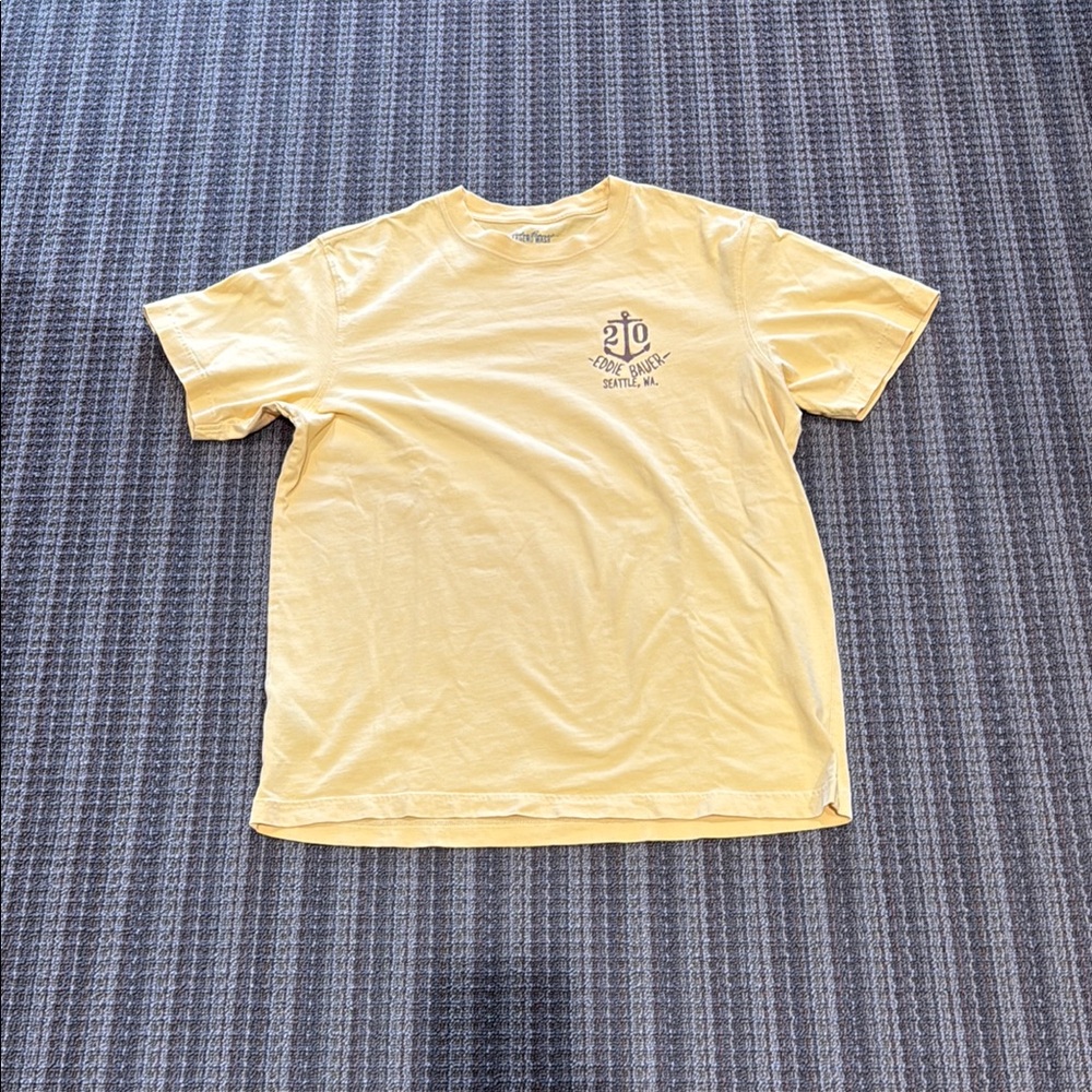 Eddie Bauer Yellow Short Sleeve Tee